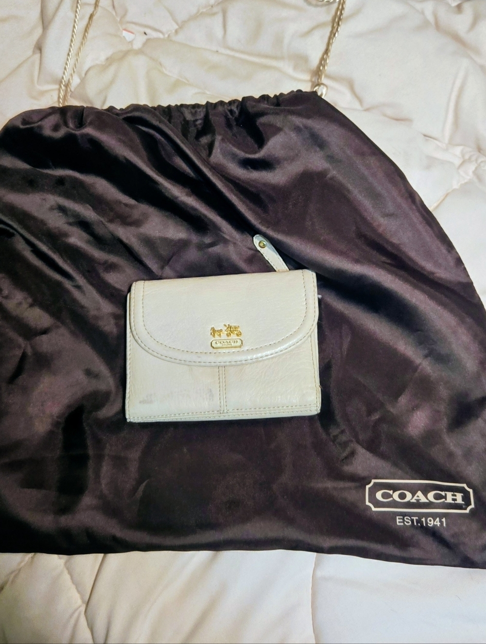 Coach Madison Flap card case wallet
